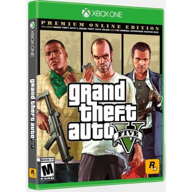 Games Software Grand Theft Auto V Premium Online Edition [Blu-Ray диск] (Xbox)