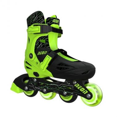NEON Роликові ковзани Inline Skates Зелений (Размір 34-37)