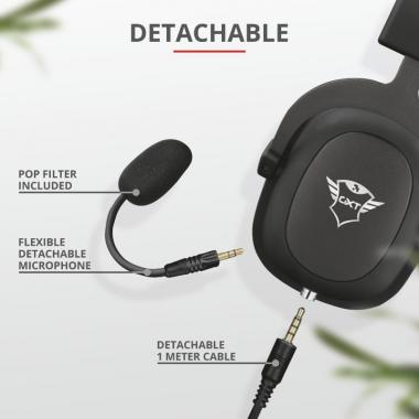 Trust GXT 414 Zamak Premium Multiplatform 3.5mm BLACK