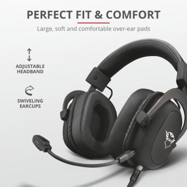 Trust GXT 414 Zamak Premium Multiplatform 3.5mm BLACK