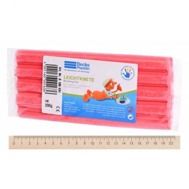 Becks Plastilin Swimming clay 200g. Red
