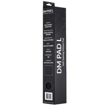 Dream Machines Mouse Pad L Black 450x400x3