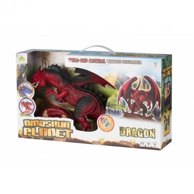 Same Toy Динозавр - Дракон (свет, звук) красный, подарочная уп.