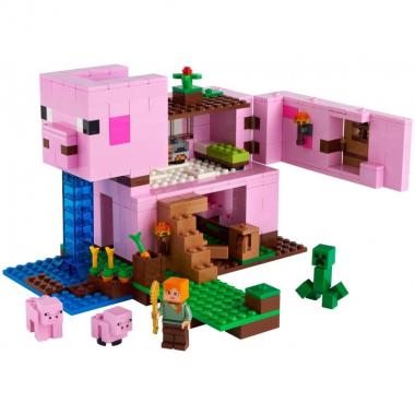LEGO Конструктор Minecraft Дом-свинья