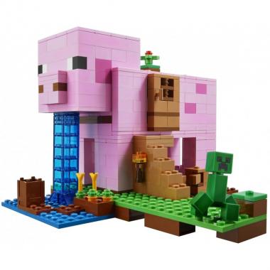 LEGO Конструктор Minecraft Дом-свинья