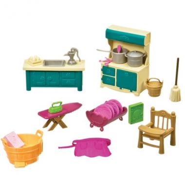 Li`l Woodzeez Игровой набор - Кухонька и подсобная