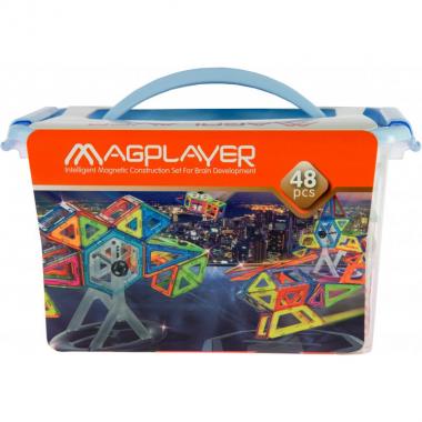 MagPlayer Конструктор магнитный 48 ед. (MPT-48)
