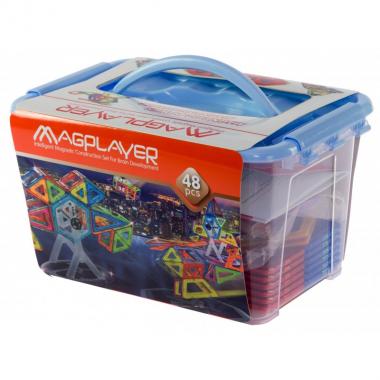 MagPlayer Конструктор магнитный 48 ед. (MPT-48)