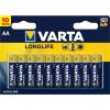 VARTA Батарейка LONGLIFE лужна AA блістер, 10 шт.