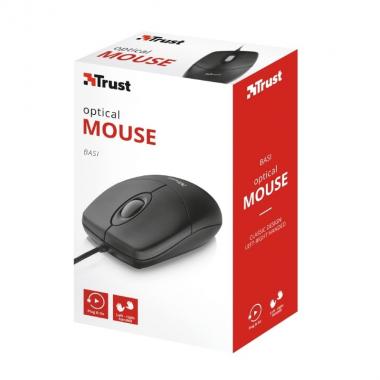 Trust BASI OPTICAL MOUSE BLACK