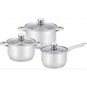 ARDESTO Saucepan Gemini Gourmet, glass lid, 1.6 l, stainless steel