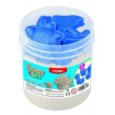 PAULINDA Песок для творчества Sandy clay ведро, 450г, 5 ед.
