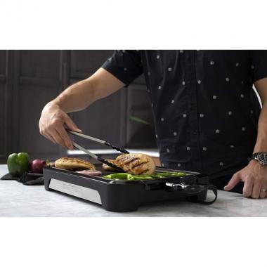 Russell Hobbs Гриль George Foreman 25850-56 Smokeless BBQ Grill, 1606 Вт, титаное напыление пластин, черный