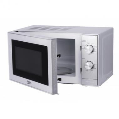 Beko Мікрохвильова піч, 20л, мех. управл., 700Вт, гриль, сріблястий