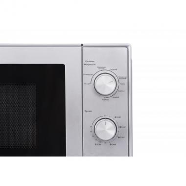 Beko Мікрохвильова піч, 20л, мех. управл., 700Вт, гриль, сріблястий