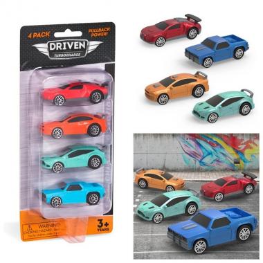 DRIVEN TURBOCHARGE set of cars, 4 pcs