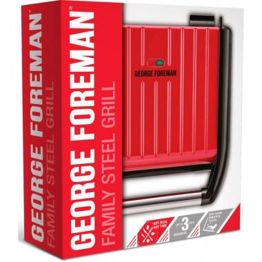 Russell Hobbs Електрогриль George Foreman 25040-56 Family Steel Grill