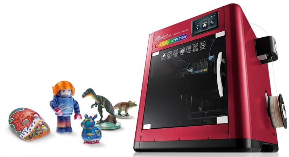 Кольорові 3D-принтери XYZprinting наступають!